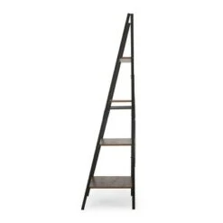 71.5" Newnan Modern Industrial 4 Shelf Etagere Ladder Bookcase - Christopher Knight Home White/black -Bookshelves Sales Shop unnamed file 2220