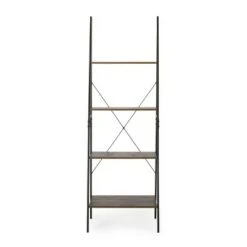 71.5" Newnan Modern Industrial 4 Shelf Etagere Ladder Bookcase - Christopher Knight Home White/black -Bookshelves Sales Shop unnamed file 2222