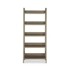 60.13" 5 Shelf Bookshelf Gray - Linon