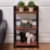 Costway 3 Tier Ladder Storage Book Shelf Wall Bookcase Bundle Modern Floor Decor -Bookshelves Sales Shop unnamed file 2331