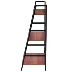 Costway 3 Tier Ladder Storage Book Shelf Wall Bookcase Bundle Modern Floor Decor -Bookshelves Sales Shop unnamed file 2335