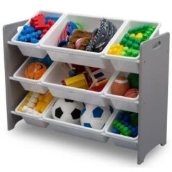 Delta Children MySize 9 Bin Plastic Toy Organizer - Gray with White Bins 10 Delta Children MySize 9 Bin Plastic Toy Organizer - Gray with White Bins -Bookshelves Sales Shop unnamed file 24