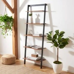 75.98" Cullyn 5 Tier Leaning Etagere - Safavieh White