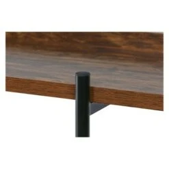 Modern Wood and Steel 3 Shelf Display - Onespace Brown/black -Bookshelves Sales Shop unnamed file 2435