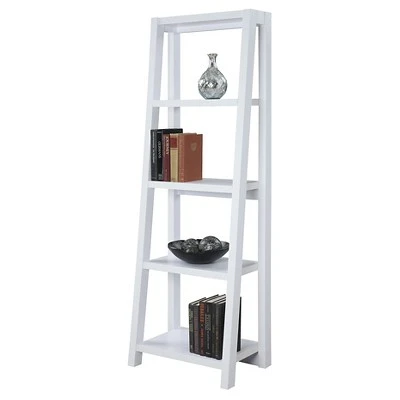 63.25" Newport Lilly Bookcase White - Breighton Home 3 63.25" Newport Lilly Bookcase White - Breighton Home