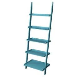 Breighton Home French Country Ladder 72" 5 Shelf Bookshelf - Convenience Concepts White -Bookshelves Sales Shop unnamed file 2465