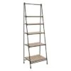 72" Metal and Wood 5 Shelf A Frame Book Stand Black - Olivia & May -Bookshelves Sales Shop unnamed file 2486