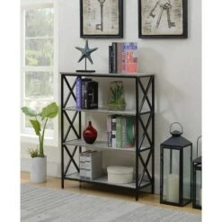42" Tucson 4 Tier Bookcase Faux Birch - Breighton Home -Bookshelves Sales Shop unnamed file 2507