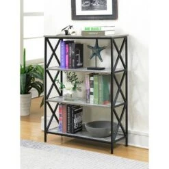 42" Tucson 4 Tier Bookcase Faux Birch - Breighton Home -Bookshelves Sales Shop unnamed file 2508