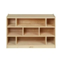 ECR4Kids Birch Medium Cubby Block Storage Unit with Rolling Casters, Kids Mobile Toy Organizer -Bookshelves Sales Shop unnamed file 252