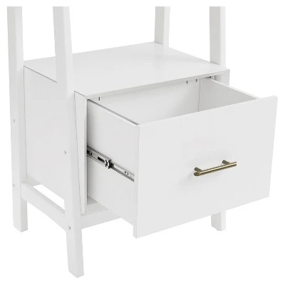 70" Landon Small Bookcase - Crosley White 7 70" Landon Small Bookcase - Crosley White - Image 5