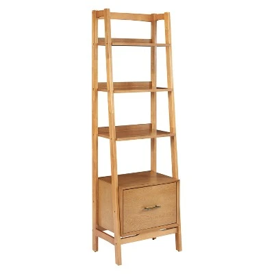 70" Landon Small Bookcase - Crosley White 12 70" Landon Small Bookcase - Crosley White - Image 10