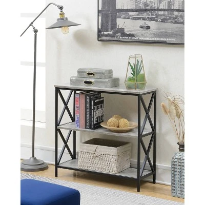 29.25" Tucson 3 Tier Bookcase Faux Birch - Breighton Home 4 29.25" Tucson 3 Tier Bookcase Faux Birch - Breighton Home - Image 2