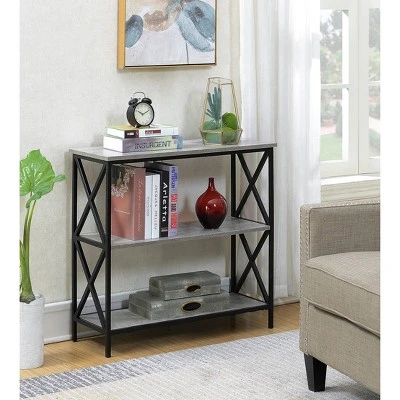 29.25" Tucson 3 Tier Bookcase Faux Birch - Breighton Home 5 29.25" Tucson 3 Tier Bookcase Faux Birch - Breighton Home - Image 3
