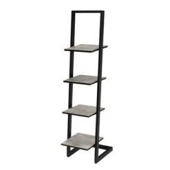 56" Designs2Go 4 Tier Ladder Bookshelf - Breighton Home Faux Birch/black -Bookshelves Sales Shop unnamed file 2567