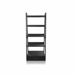 Juncus 5 Tiered Ladder Bookcase - HOMES: Inside + Out Black -Bookshelves Sales Shop unnamed file 2587