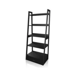 Juncus 5 Tiered Ladder Bookcase - HOMES: Inside + Out Black -Bookshelves Sales Shop unnamed file 2589