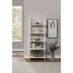 72.25" Brookings Ladder Bookshelf White - OSP Home Furnishings 11 72.25" Brookings Ladder Bookshelf White - OSP Home Furnishings -Bookshelves Sales Shop unnamed file 2596