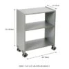 UNiPLAY Storage Rolling Cart — Arts and Crafts, Office Supplies, School Supplies, and Toy Storage, 18.8" x 11.8" x 26.2" 1 UNiPLAY Storage Rolling Cart — Arts and Crafts, Office Supplies, School Supplies, and Toy Storage, 18.8" x 11.8" x 26.2" -Bookshelves Sales Shop unnamed file 262