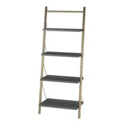 64.13" Nova 4 Shelf Ladder Bookcase Gray - CosmoLiving by Cosmopolitan -Bookshelves Sales Shop unnamed file 2644