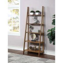 72.25" Bandon Ladder Bookshelf Ginger Brown - OSP Home Furnishings -Bookshelves Sales Shop unnamed file 2664