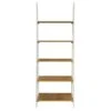72.25" Medford Ladder Bookshelf Distressed White - OSP Home Furnishings -Bookshelves Sales Shop unnamed file 2674