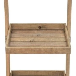 77" Wood/Metal Ladder Shelf Brown - Sagebrook Home -Bookshelves Sales Shop unnamed file 2681