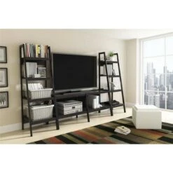 Viewfield 4 Shelf Ladder Bookcase Bundle - Room & Joy Light Gray -Bookshelves Sales Shop unnamed file 2689