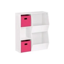 3pc Kids' Floor Cabinet with 2 Bins Set - RiverRidge Home White/hot Pink 18 3pc Kids' Floor Cabinet with 2 Bins Set - RiverRidge Home White/hot Pink -Bookshelves Sales Shop unnamed file 274