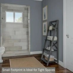 Lavish Home 4-Tier Ladder Bookshelf with X-Back Frame – Freestanding Bookcase, Gray -Bookshelves Sales Shop unnamed file 2751