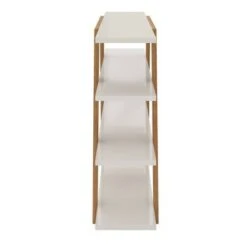 Gowanus Ladder Bookcase - Manhattan Comfort Off White -Bookshelves Sales Shop unnamed file 2762