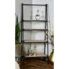 Olivia & May 56" A Frame Bookshelf with 4 Shelves Black - Olivia & May -Bookshelves Sales Shop unnamed file 2773