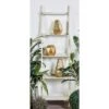 Olivia & May 70" Farmhouse Pine Wood Leaning Shelf White - Olivia & May -Bookshelves Sales Shop unnamed file 2784