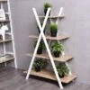 Costway 4-Tier Bookshelf Storage Display Shelves Bookcase Ladder X-Shape 1 Costway 4-Tier Bookshelf Storage Display Shelves Bookcase Ladder X-Shape -Bookshelves Sales Shop unnamed file 2787