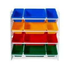 UNiPLAY Toy Organizer With 12 Removable Storage Bins and Block Play Panel, Multi-Size Bin Organizer -Bookshelves Sales Shop unnamed file 280