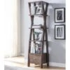 71" Graci 5 Shelf with 1 Drawer Bookcase Walnut Oak - miBasics 2 71" Graci 5 Shelf with 1 Drawer Bookcase Walnut Oak - miBasics -Bookshelves Sales Shop unnamed file 2836