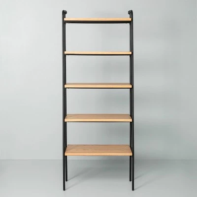 Hearth & Hand W/Magnolia Furniture Wood & Wire Ladder Bookshelf - Hearth & Hand™ with Magnolia 4 Hearth & Hand W/Magnolia Furniture Wood & Wire Ladder Bookshelf - Hearth & Hand™ with Magnolia - Image 2