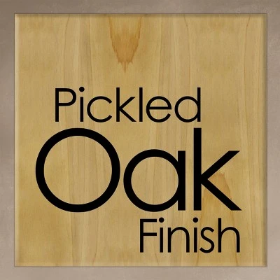 Hastings Home 5-Tier Bookshelf - 50" Tall, Pickled Oak Wood Finish 4 Hastings Home 5-Tier Bookshelf - 50" Tall, Pickled Oak Wood Finish - Image 2