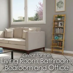 Hastings Home 5-Tier Bookshelf - 50" Tall, Pickled Oak Wood Finish 9 Hastings Home 5-Tier Bookshelf - 50" Tall, Pickled Oak Wood Finish -Bookshelves Sales Shop unnamed file 2875