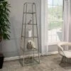 78.9" Stainless Steel Etagere Silver - Sagebrook Home -Bookshelves Sales Shop unnamed file 2893