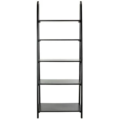 Cayuga 72.2" Etagere - Safavieh Black 6 Cayuga 72.2" Etagere - Safavieh Black - Image 4