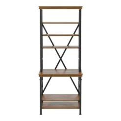 78" Lairg Bookcase - miBasics Antique White/black -Bookshelves Sales Shop unnamed file 2913