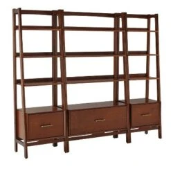 70.5" 3pc Landon Bookcase Set - Crosley White -Bookshelves Sales Shop unnamed file 2932
