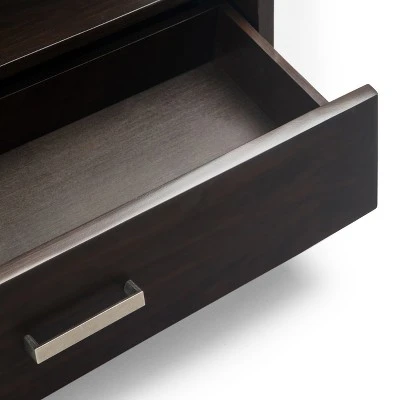 60" Harriet Solid Wood Ladder Shelf Dark Chestnut Brown - WyndenHall 6 60" Harriet Solid Wood Ladder Shelf Dark Chestnut Brown - WyndenHall - Image 5