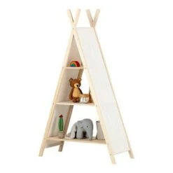 59.25" Sweedi Tent Shelving Unit Natural Cotton/Pine - South Shore 17 59.25" Sweedi Tent Shelving Unit Natural Cotton/Pine - South Shore -Bookshelves Sales Shop unnamed file 3062