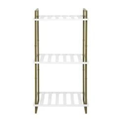 Honey-Can-Do 3 Tier Square Tube Shelf Olive and White -Bookshelves Sales Shop unnamed file 3170