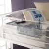 Universal Metal Bunk Bed Shelf Silver/Mesh - Saracina Home -Bookshelves Sales Shop unnamed file 3202