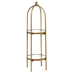 Olivia & May Glam Metal Shelving Unit Gold - Olivia & May
