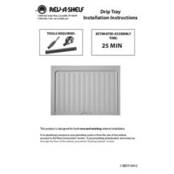 Rev-A-Shelf SBDT-2730 Under Sink Base Drip Tray Mat Shelf Liner for Kitchen Cabinets Protective Organization Accessory 13 Rev-A-Shelf SBDT-2730 Under Sink Base Drip Tray Mat Shelf Liner for Kitchen Cabinets Protective Organization Accessory -Bookshelves Sales Shop unnamed file 3276