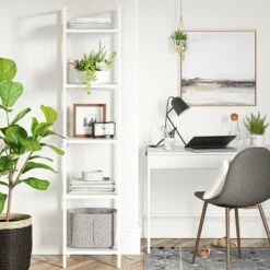 72" Loring Narrow Bookcase - Project 62™ White